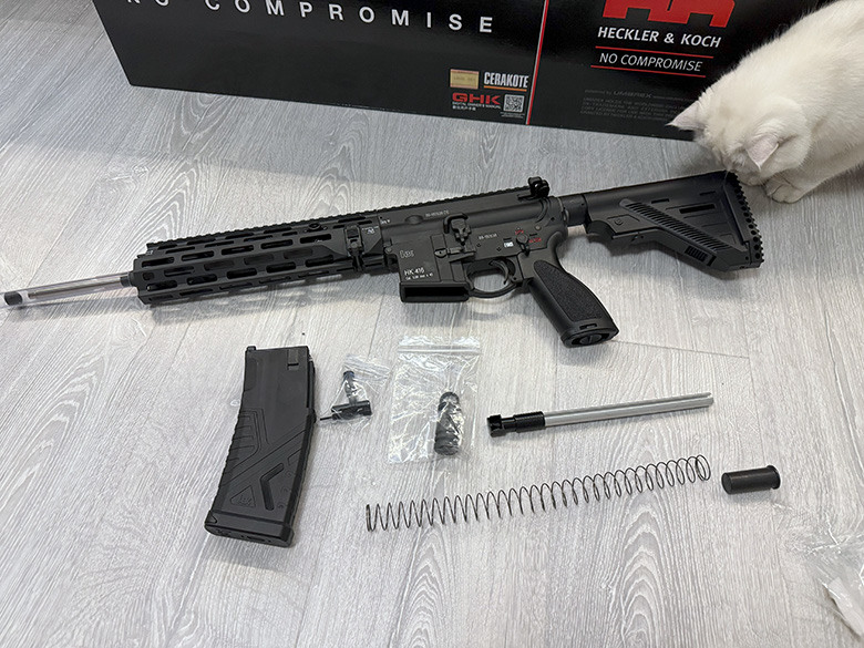 GHK HK416A5 氣動空氣軟槍開箱 | 黑長直獨特的魅力(?!)