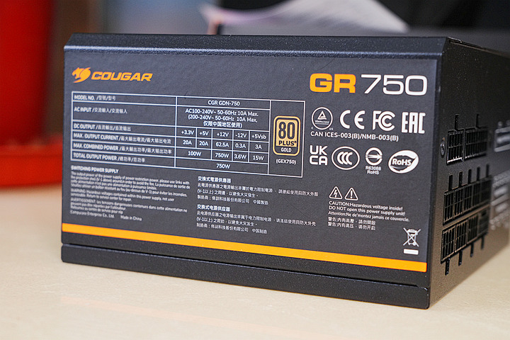 (開箱) 穩定,高CP值選擇 Cougar 美洲獅 GR 750W 金牌 ATX 3.1電源供應器 (開箱) 穩定,高CP值選擇 Cougar 美洲獅 GR 750W 金牌 ATX 3.1電源供應器
