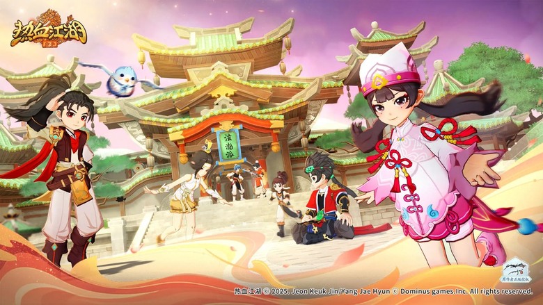 《熱血江湖:歸來》 8月27日 正式上線 經典武俠IP 重燃熱血 MMORPG 再續前緣的江湖傳奇 | 公測福利禮包碼 | 經典Q版風格全面升級 還原端遊強化合成、寵物助戰、野外PK、正邪大戰特色玩法