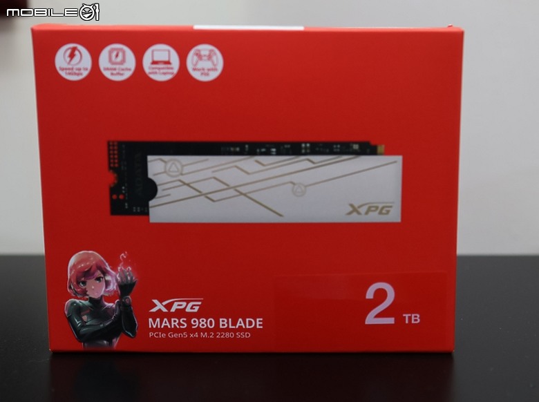 邁向 14GB/s Gen5 世代 XPG GAMING MARS 980 BLADE