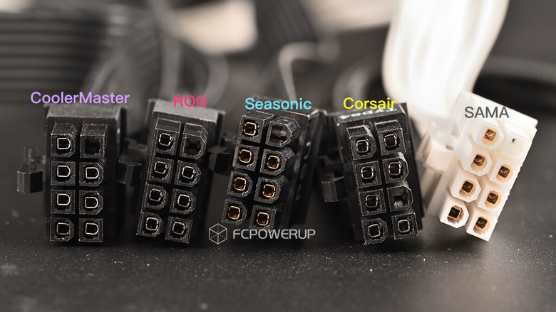 點我看大圖 PCI-E 6+2 pin 有2種接線方式,其中一種是超載一倍電流的 6 pin