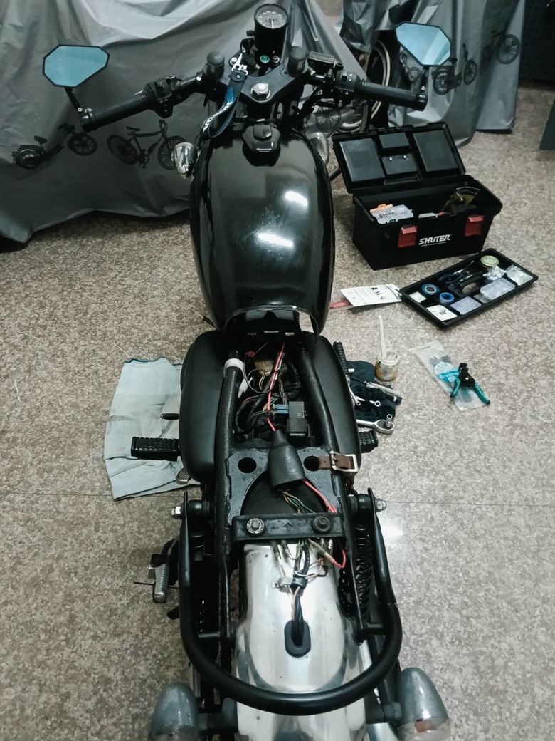 #野狼傳奇 R 125裝#VINO油錶