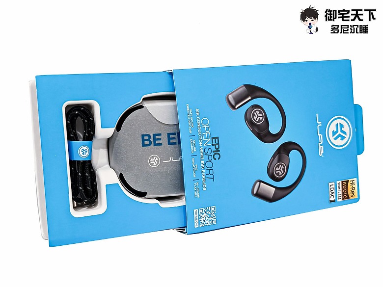 開箱｜JLab Epic Open Sport 開放式真無線運動藍牙耳機 - 專為運動設計，氣傳導 14.2mm 超大動圈之作！