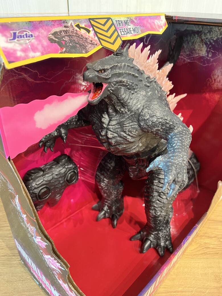 小孩搶著當怪獸指揮官!JADA 遙控哥吉拉開箱實錄