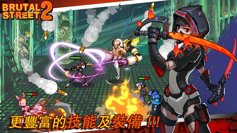 《暴力街區2》Brutal Street 2 美式漫畫風 熱血續作強勢回歸 放置街機格鬥 RPG | 8大英雄集結,6000+裝備、100+技能自由搭配,拳拳到肉、招招必殺 雙人聯機爽快共鬥