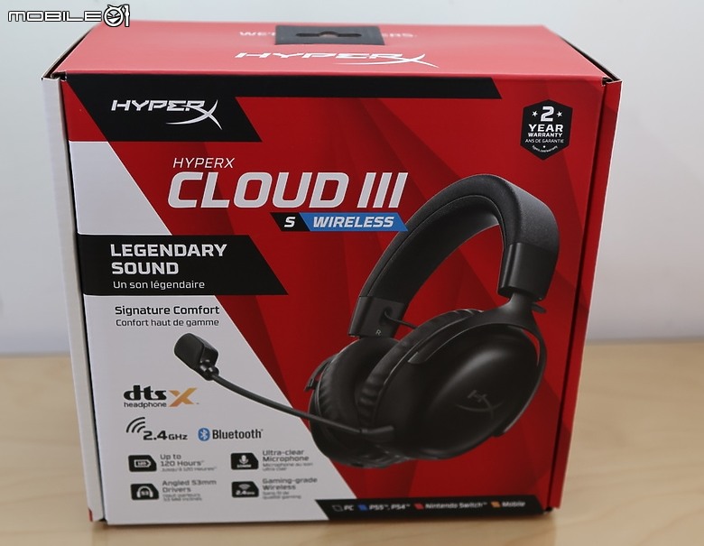多重連接升級 HyperX Cloud III S Wireless 開箱