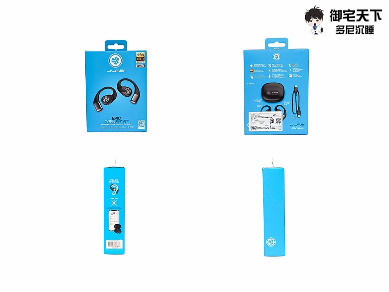 開箱｜JLab Epic Open Sport 開放式真無線運動藍牙耳機 - 專為運動設計，氣傳導 14.2mm 超大動圈之作！