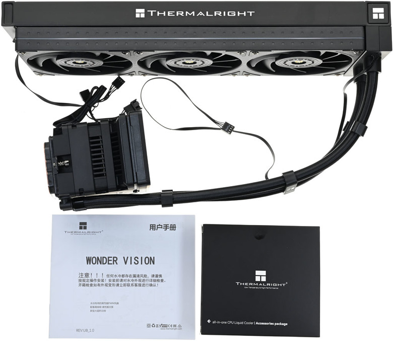 THERMALRIGHT索摩樂WONDER VISION 360 UB ARGB BLACK一體式水冷散熱器開箱