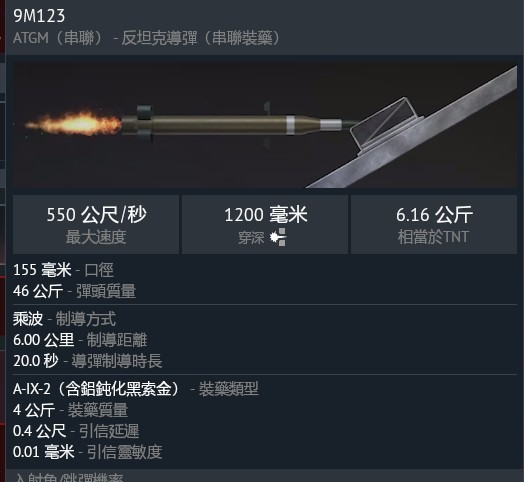 看看世界反坦克的科技，再看看國軍(9M123菊花反坦克導彈)