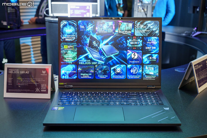 【IFA 2025】Acer Predator Helios 18P AI 發表 工作與娛樂兼具的專業級電競筆電