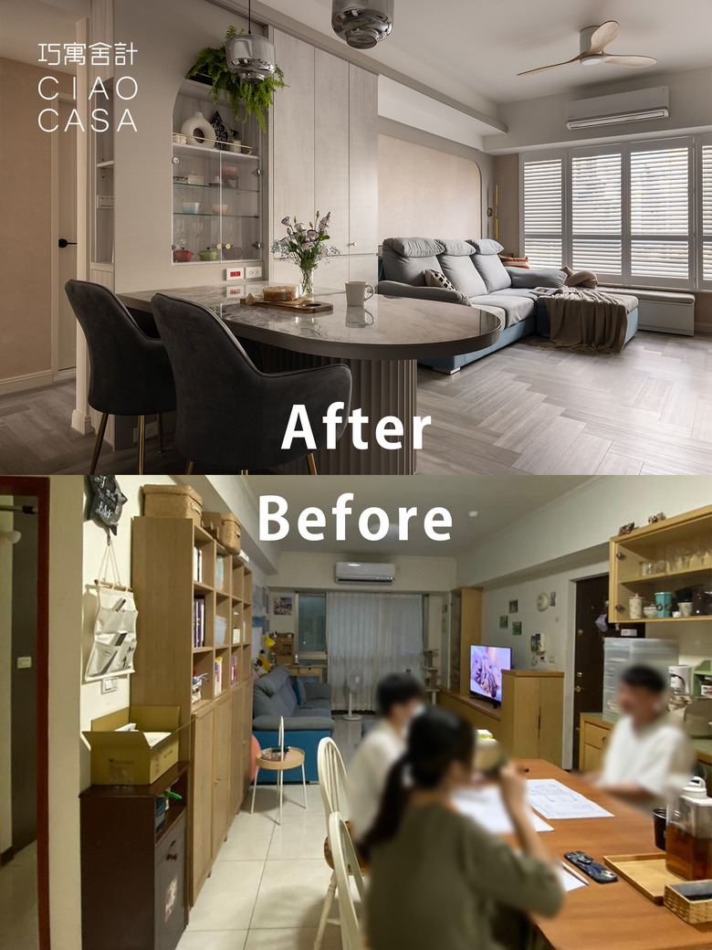 【開箱】 一家三口與貓的法式浪漫|療癒系奶茶宅,舊翻新延續浪漫