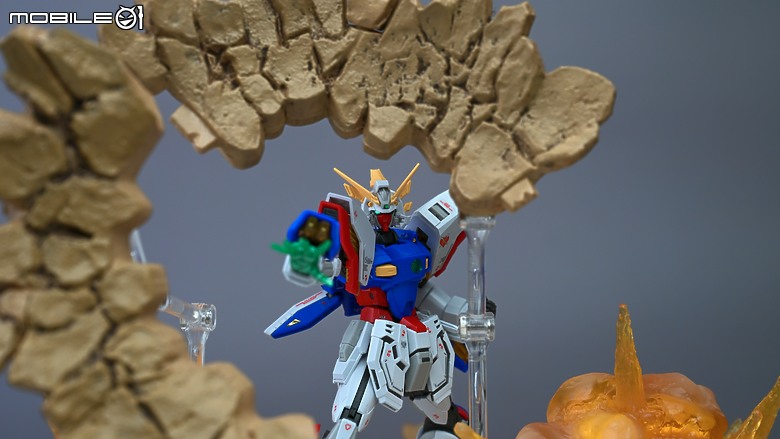 點我看大圖 【RG 1/100】用拳頭說話的機體! 爆熱! RG 1/144 閃光鋼彈+魂特效零件+炸裂