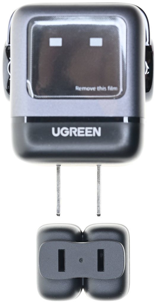 點我看大圖 UGREEN綠聯Nexode RG 65W 2C1A GaN充電器CD361開箱