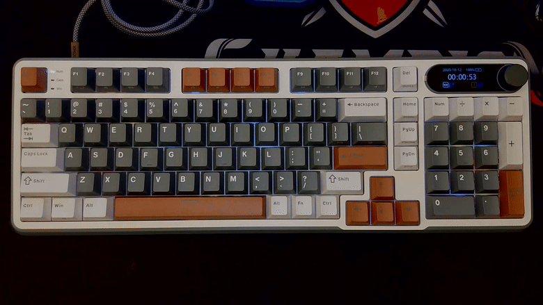 點我看大圖 開箱|【ROYAL KLUDGE】RK S98 三模無線機械鍵盤 - 自帶螢幕及音量旋鈕,可熱插拔的 98 鍵雪皇軸之作!