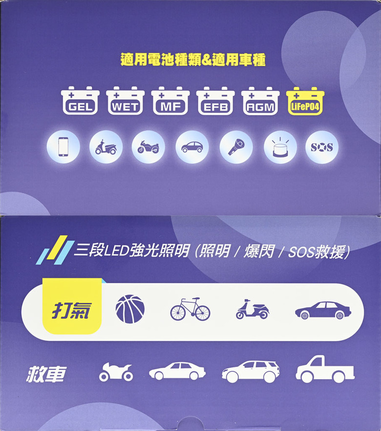 MASHIN麻新SPA-1200打氣救車二合一行動電源開箱