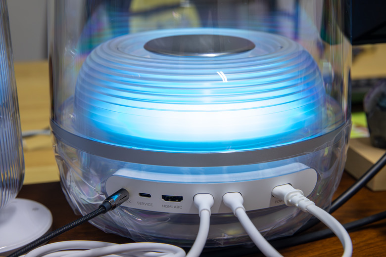 點我看大圖 聲光美學的傳承者 HK水母三件式 SoundSticks 5 不專業開箱分享