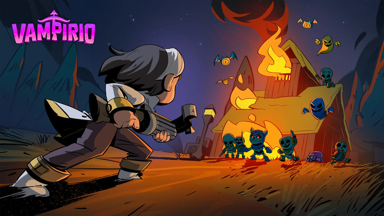 《吸血鬼：保衛與生存》 10月10日 更新 Vampirio: Defend & Survive 晝夜交替 白天築城、夜晚血戰 黑暗橫行末世中存活 | 策略建設×Roguelike 動作×英雄成長