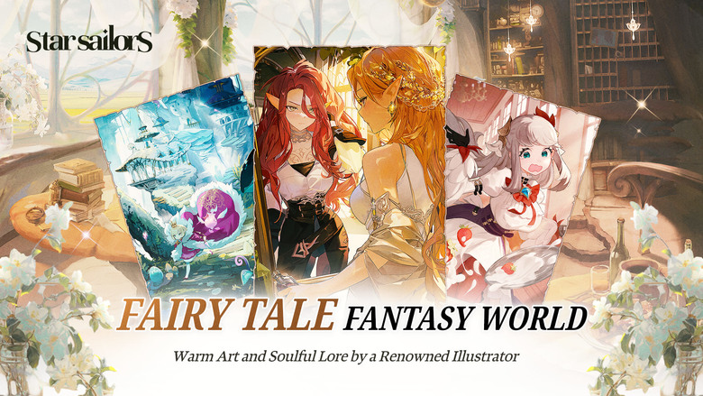 《星絆之旅》 Star Sailors 11月27日 Com2uS Holdings 旗下全新 RPG 展開全球最終測試 | 穿越魔法災難後的漂浮大陸 動漫風魅力角色與策略性回合制戰鬥的收集型 RPG