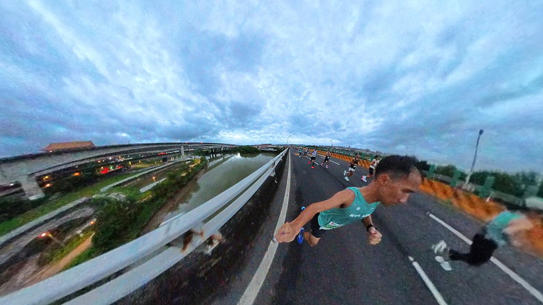 (映像運動) 盡全力不再坐回收車！再戰2025長榮航空馬拉松in台北市 (天氣：雨、起跑氣溫：23.9、濕度：84%)