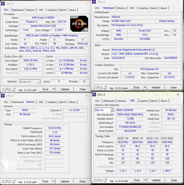 DDR5 10800 達成!這才是 AMD 超頻板該有的樣子!!華擎 ASRock X870E Taichi OCF 主機板開箱評測