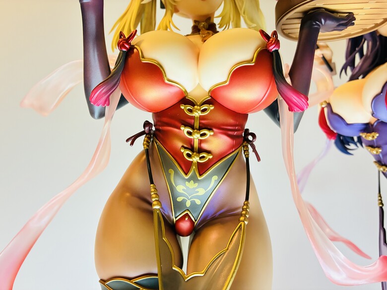 BINDing萌姫連合 百合&史黛拉1/4旗袍兔女郎