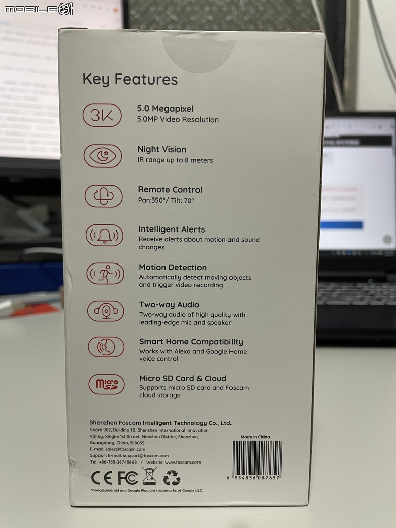 【開箱評測】居家安全升級首選！FOSCAM X5 5MP無線網路攝影機，3K 高畫質細節全都錄