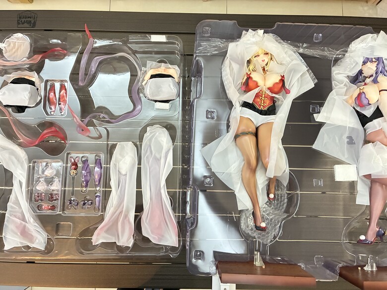 BINDing萌姫連合 百合&史黛拉1/4旗袍兔女郎