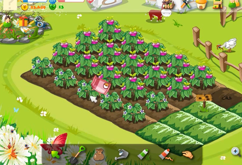 我的花園世界算是現代的開心農場吧？