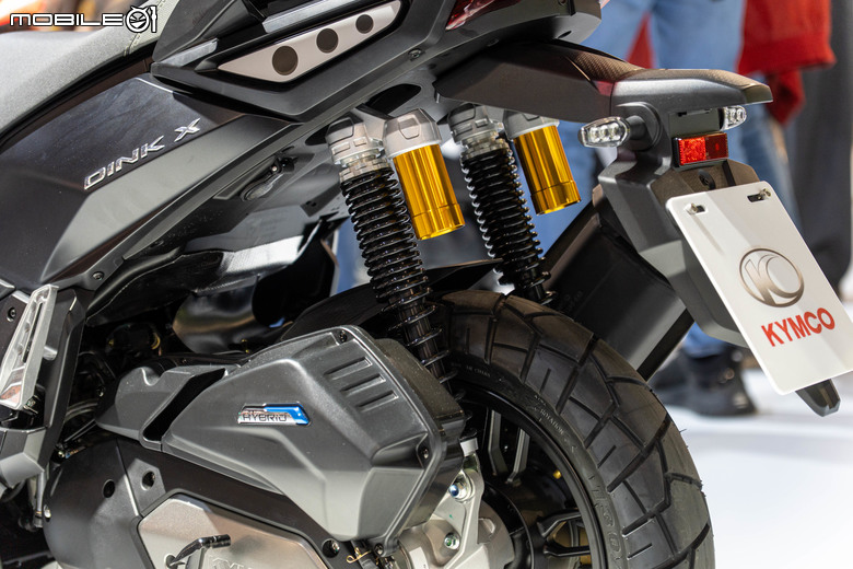 點我看大圖 【EICMA 2025】KYMCO People R Hybrid 125搭載RTS電推系統,Dink X 125 龍骨速克達歐洲上市。