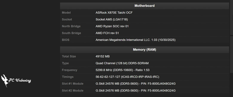 DDR5 10800 達成!這才是 AMD 超頻板該有的樣子!!華擎 ASRock X870E Taichi OCF 主機板開箱評測