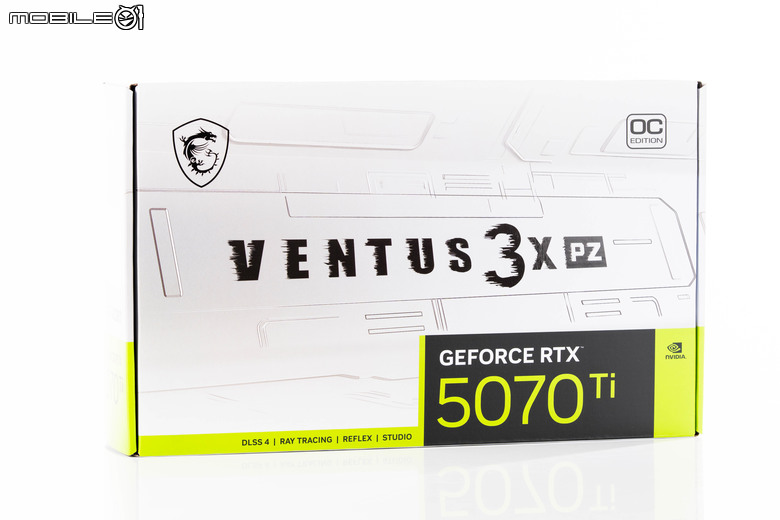 微星 GeForce RTX 5070 Ti 16G VENTUS 3X PZ OC 背插顯示卡開箱實測 獨特隱藏電源插座設計讓裝機更美