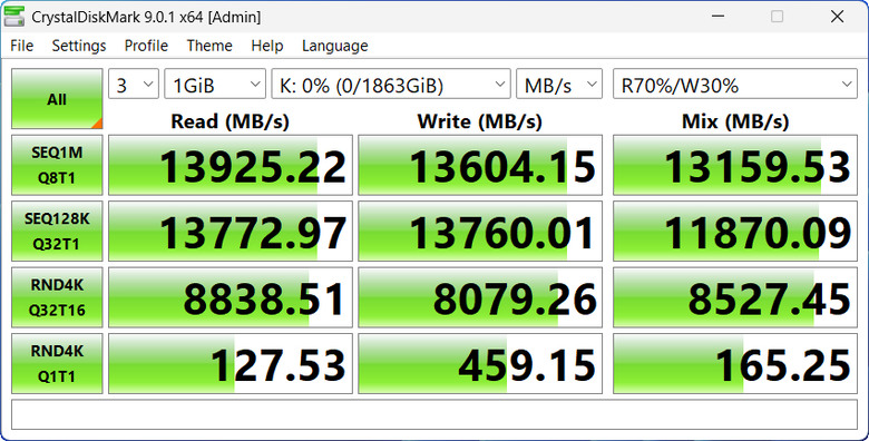 【開箱簡測】Corsair MP700 Pro XT 2TB PCIe Gen5.0 x4 NVMe SSD 效能簡測 (圖多)