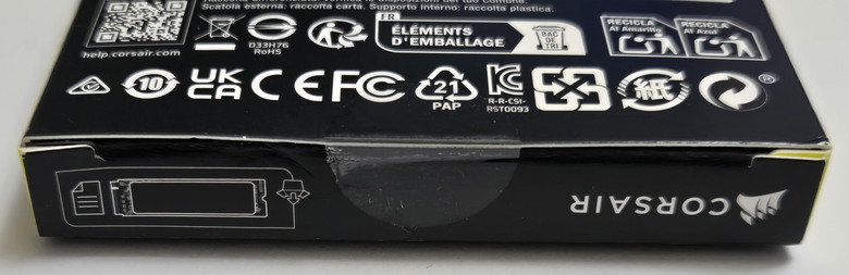 【開箱簡測】Corsair MP700 Pro XT 2TB PCIe Gen5.0 x4 NVMe SSD 效能簡測 (圖多)