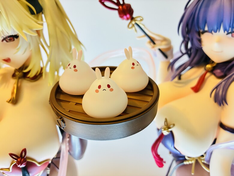 BINDing萌姫連合 百合&史黛拉1/4旗袍兔女郎