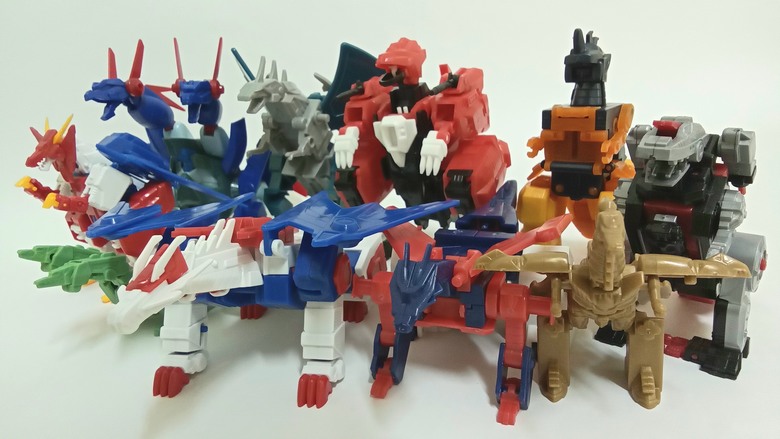 【玩情懷收回憶】上個世紀龍型可變形機器人食玩模型