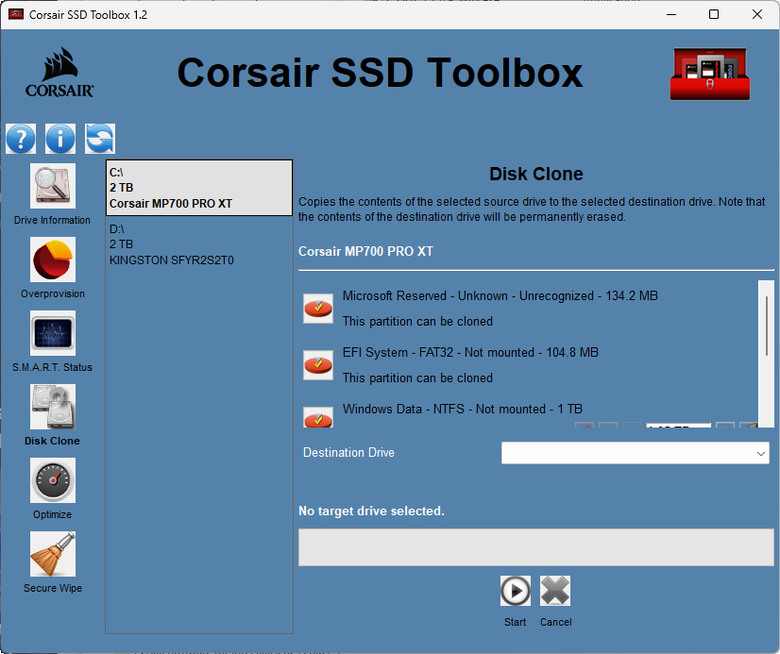 【開箱簡測】Corsair MP700 Pro XT 2TB PCIe Gen5.0 x4 NVMe SSD 效能簡測 (圖多)