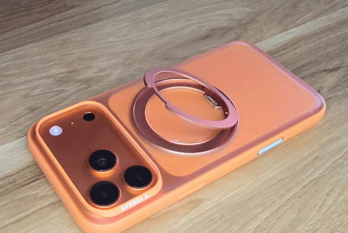 TORRAS Ostand R Fitness Magnetic iPhone 17系列相機按鍵旋轉支架防摔手機殼開箱