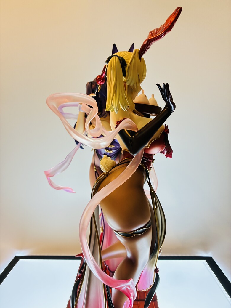 BINDing萌姫連合 百合&史黛拉1/4旗袍兔女郎