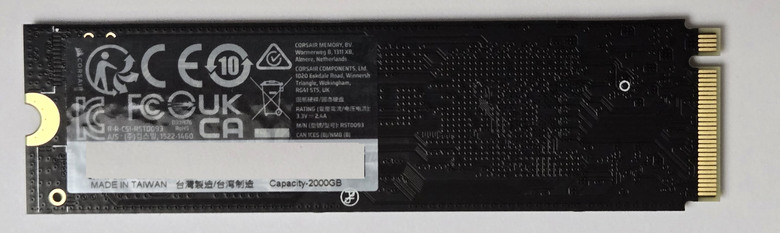 【開箱簡測】Corsair MP700 Pro XT 2TB PCIe Gen5.0 x4 NVMe SSD 效能簡測 (圖多)