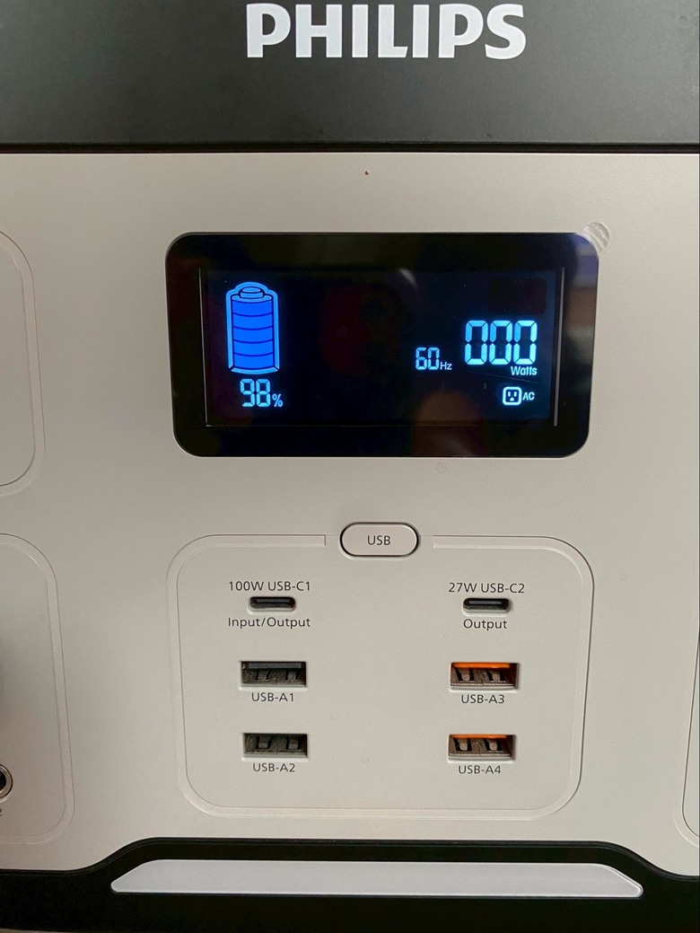 露營推~ PHILIPS DLP8092C 1000W 儲能行動電源(台北信義購入)