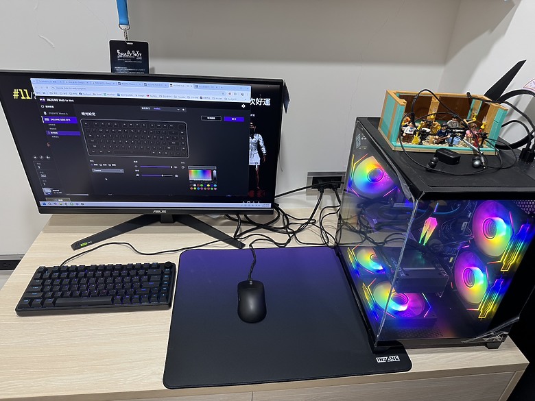 我把鍵盤滑鼠換成INZONE大全餐啦~~