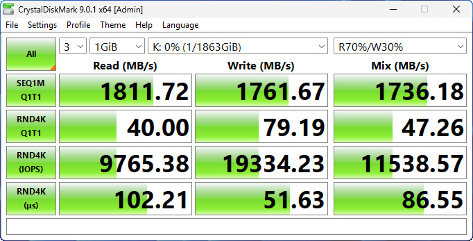 【開箱簡測】GRAUGEAR USB3.2 20Gbps Type C M.2 NVMe/NGFF 美型外接盒(Dock Station) 效能簡測 (圖多)