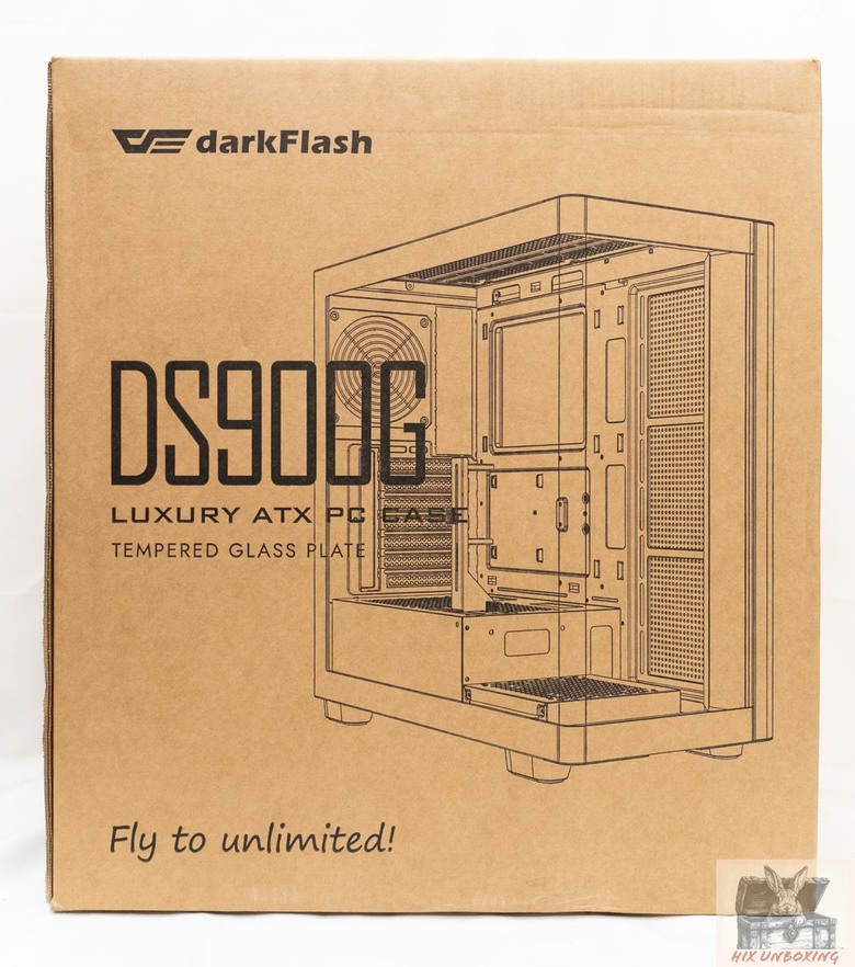 點我看大圖 全曲玻璃,全景感受 darkFlash大飛DS900G