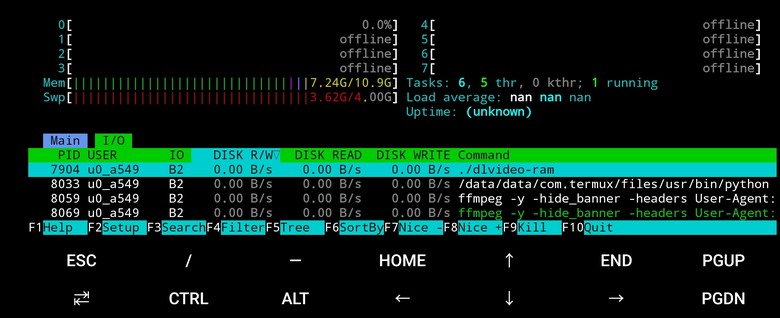 Rust 語言@android phone (no-root)實作純 RAM 下載