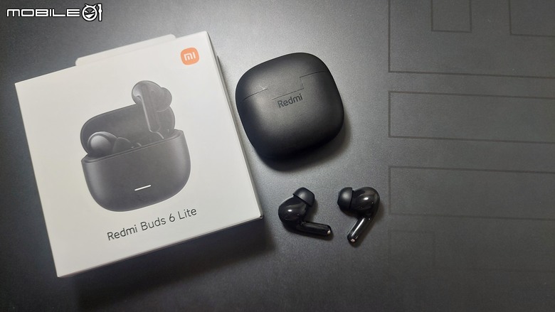點我看大圖 【開箱+心得】REDMI Buds 6 Lite 評價:495 元平價不貴好用的入門主動降噪藍芽耳機