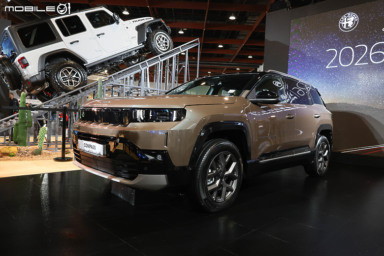 【2026台北車展】Jeep Compass國內首度亮相，明年第3、4季將導入Compass、Cherokee兩款休旅！