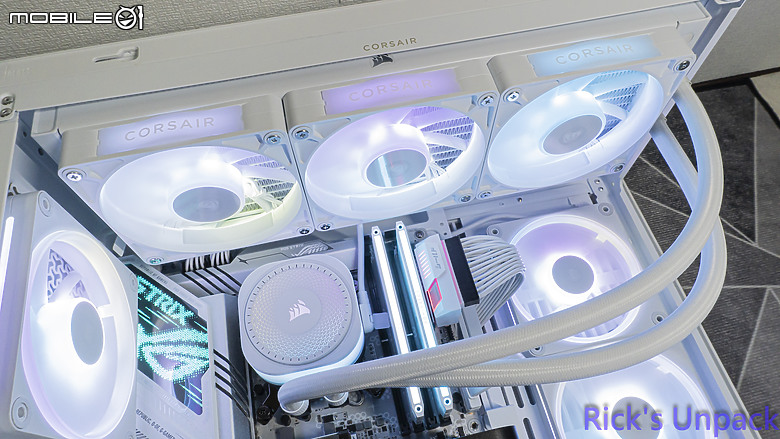 【開箱】泰坦潔白水冷 | CORSAIR iCUE LiNK TITAN 360 RX RGB WHITE