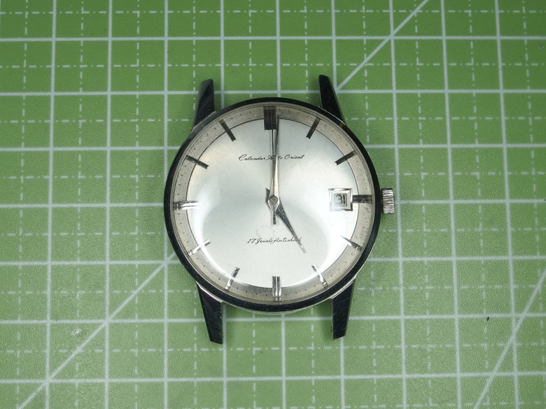 自娛玩修錶 - 原點(之三): 老東方"Calendar Auto Orient" 17 Jewels自動錶 (cal. 670)