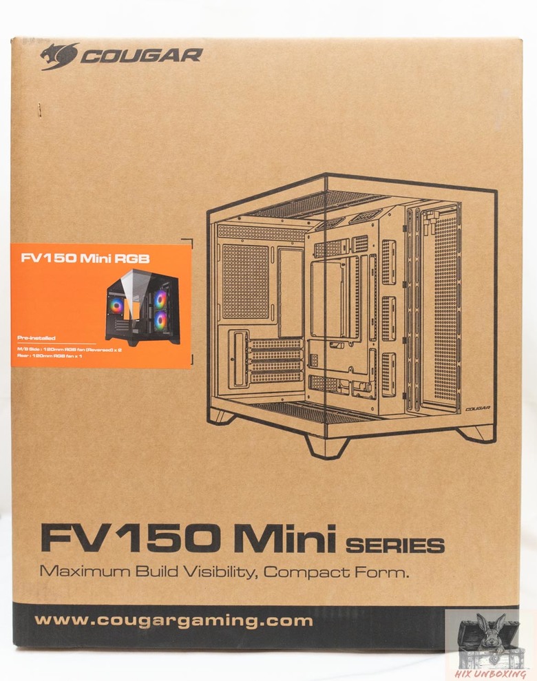 點我看大圖 MATX背插海景房 COUGAR FV150 MINI