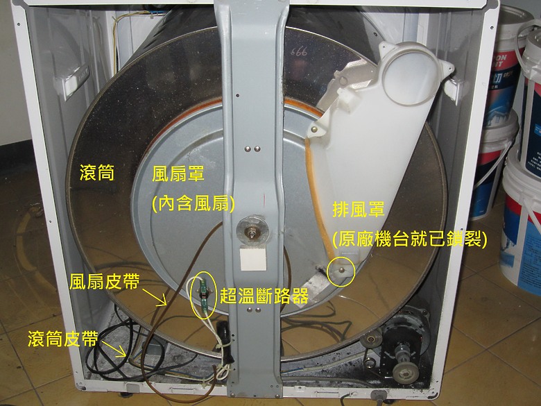 2025年-烘衣機修繕 & 詳細組件介紹_DIY [圖多]